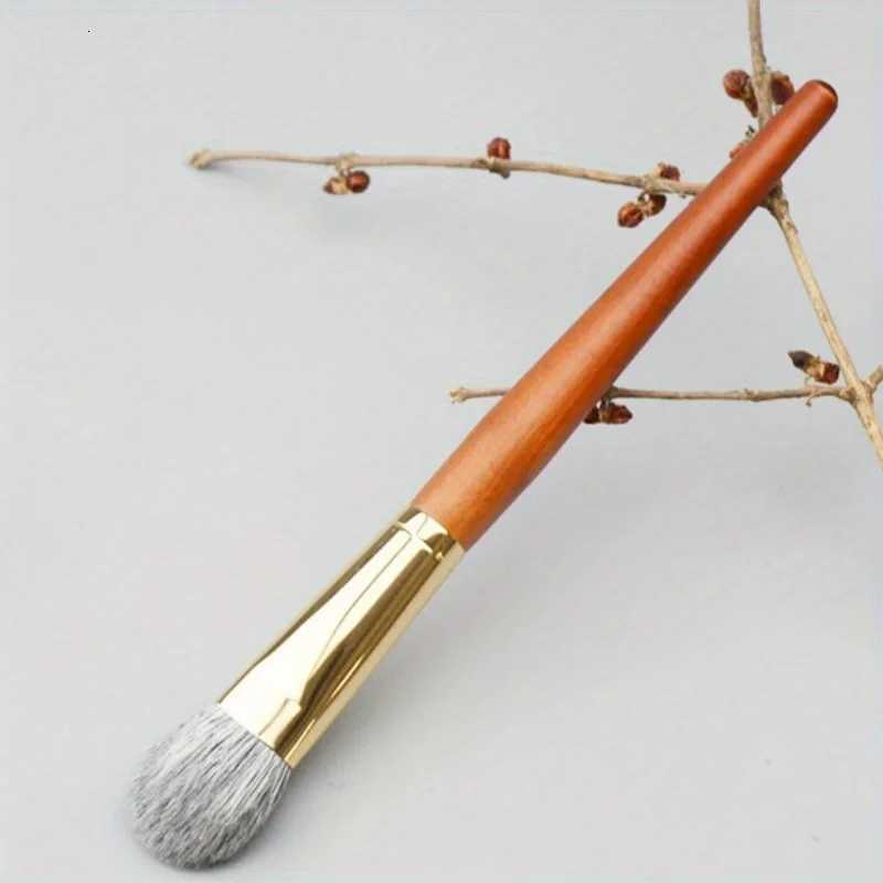 Natural Hair Blush Brush Face Detail Shadow Makeup Brushes Goat Hairs Blusher Bronzer Pro Essential Cosmetic Tools XJ2500716