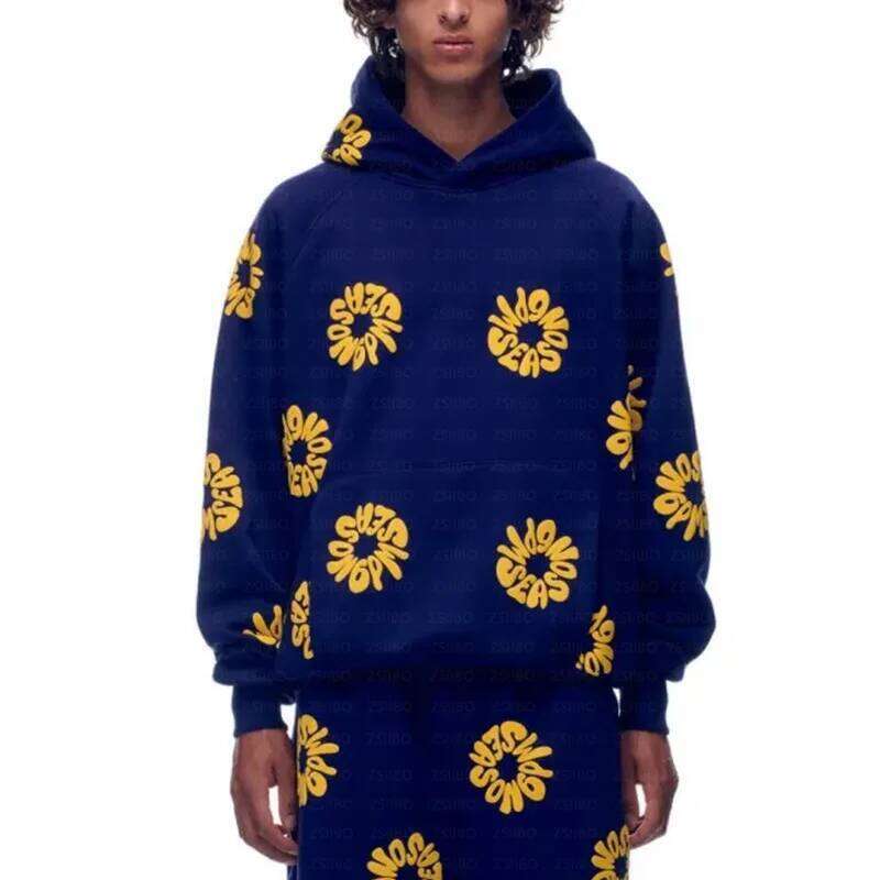 Designer Leisure High Quality 2025 new unisex cotton print style loose Y2K hip-hop street fashion trend hooded sweatshirt