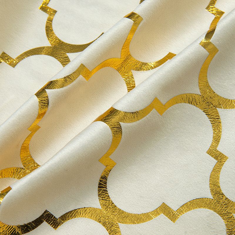 YL-36588 finished curtain flannel gilding curtain Nordic style curtain curtain wholesale