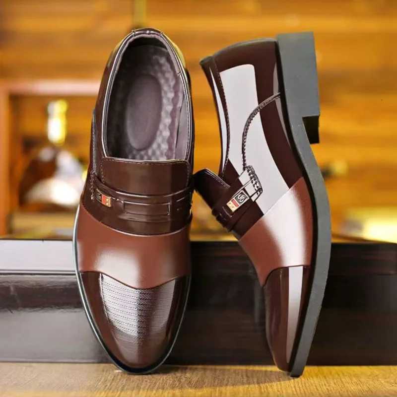 Business Official Social Shoe Male Leather Casual Not 39 Gentleman New Elegant and Classic Italian Suit Party Mens Formal Shoes Y250715