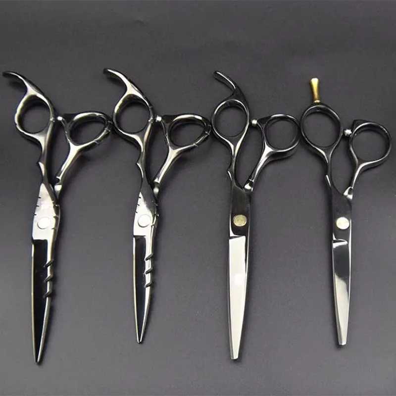 Japan 440c Scissors Hairdresser Barber Shears 5.5 Inch 6 Inch Cutting Scissors Hair Trimmers Professional Barber W250716