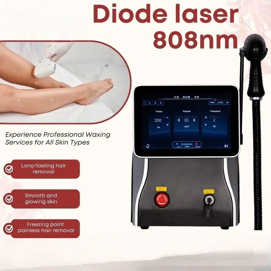 2025 NEW 808nm Diode Ice Titanium Body Hair Removal Machine Portable Alexandrite Device permanent hair removal 3500W Non invasive 3 wavelength