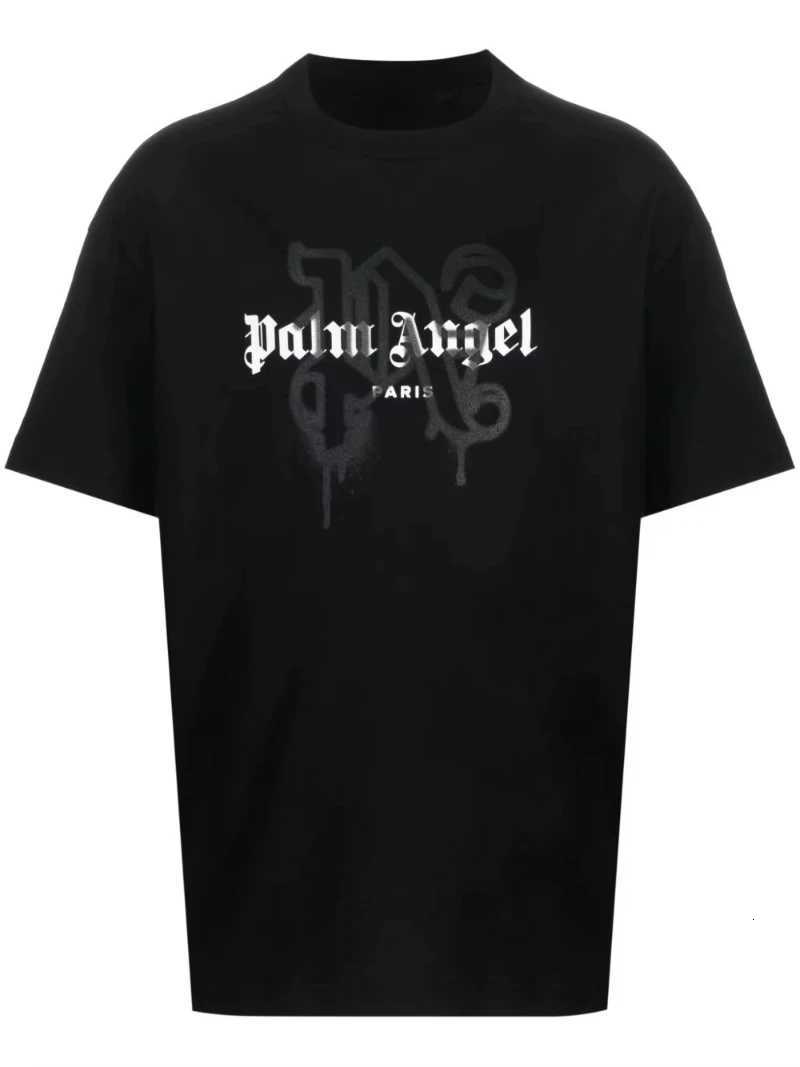 Brand Graphic Print Cotton T Shirt High End Unisex Casual Short Sleeve Crew Neck Fashion Tee for Men and Women Z250715