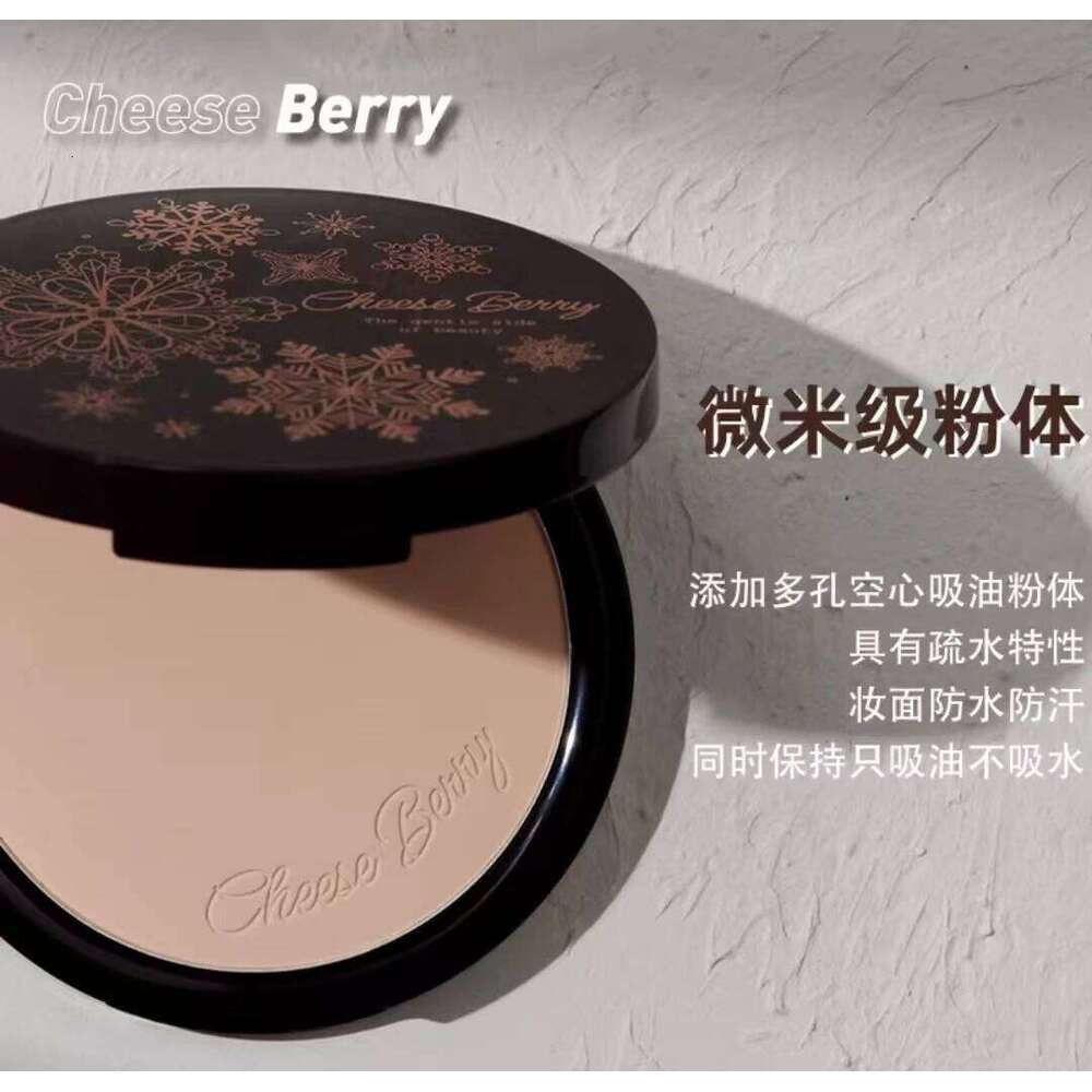 CheeseBerry Setting Powder Waterproof Sweatproof Long Lasting Oil Control Compact Lightweight Smooth Forla With Puff 16g X250716