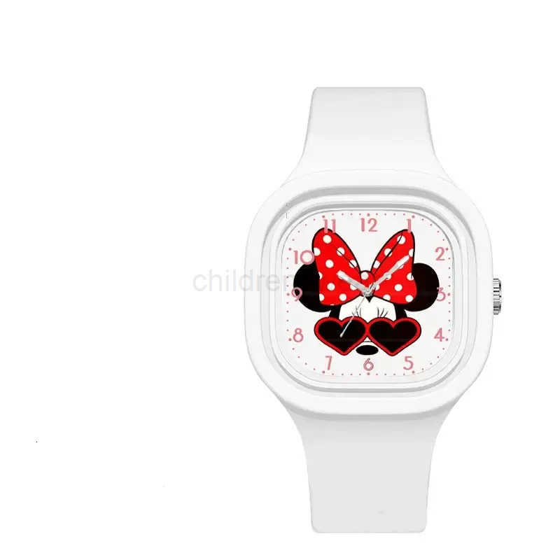Disney Mickey Minnie Mouse Children Watches Kids Boy Girl Cute Anime Cartoon Primary School Student Fashion Watch Birthday Gift W20250716