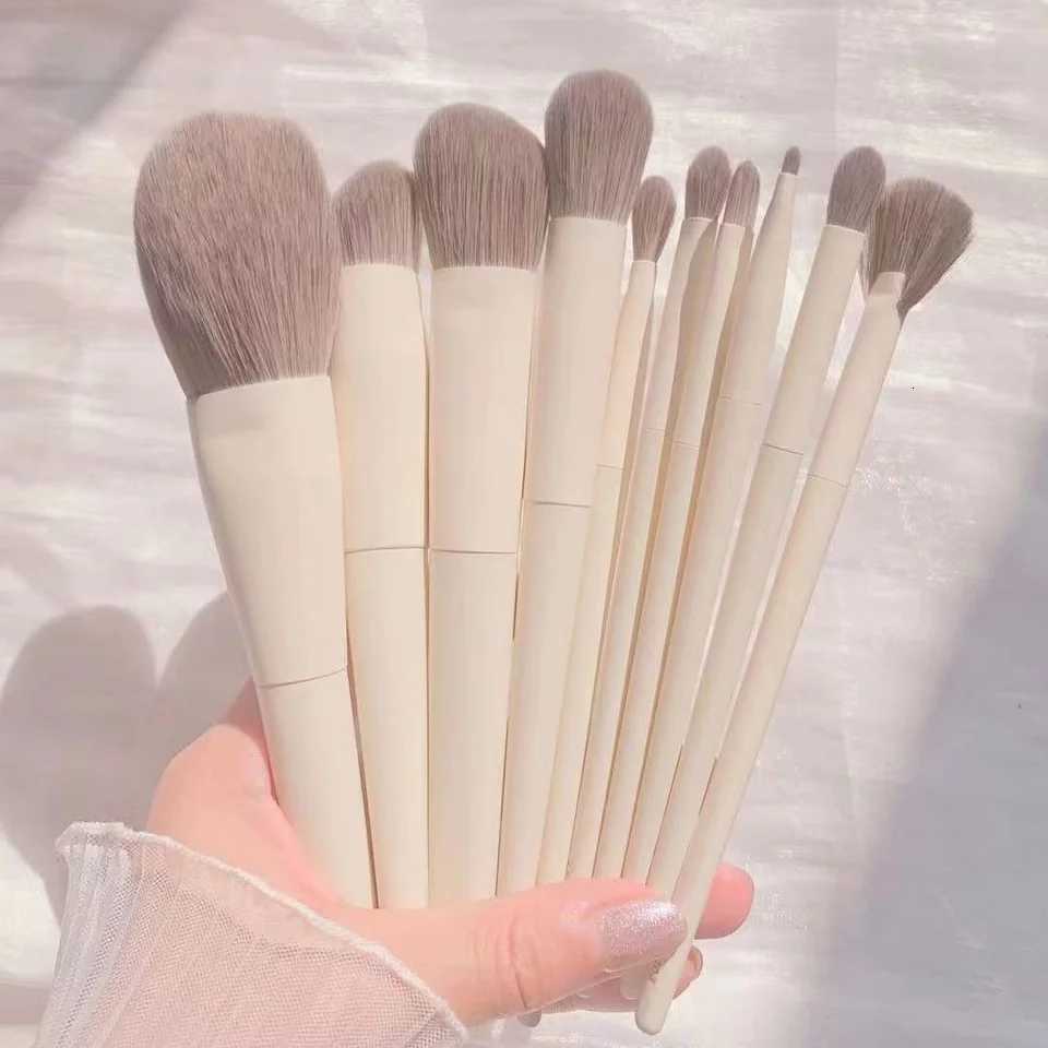 10/14Pcs Premium Makeup Brushes Set Eye Shadow Foundation Women Cosmetic Powder Blush Blending Beauty Makeup Tool XJ2500716