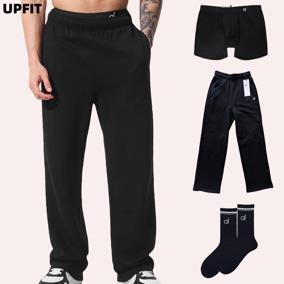 2025 Hot Sale Designer Breathable Pants High Quality Comfy Daily Underwear Sports Elastic Waist Gym Pants Men Underwear Briefs Pant upfit store