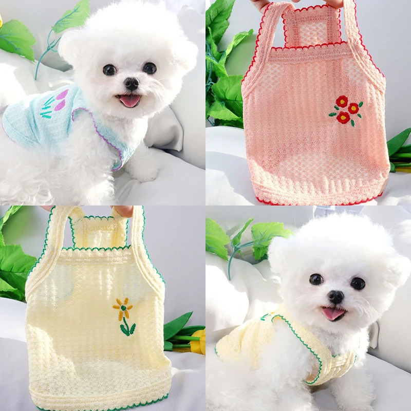 1PC Summer Thin Strap Bichon Bear Teddy Yorkshire Cat Small Dog Pet Clothing Supplies Soft And Breathable 250711