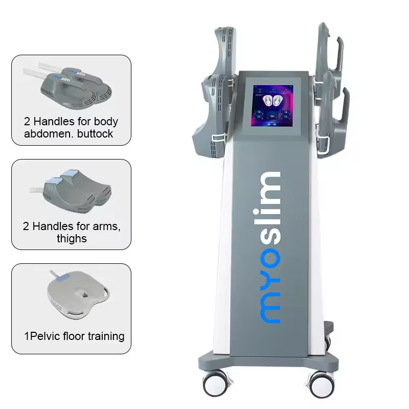 Myoslim NEO RF HIEMT Body Sculpt Machine Electric Muscle Stimulator Vibration Weight Loss Slimming Muscle Grow 15 Tesla