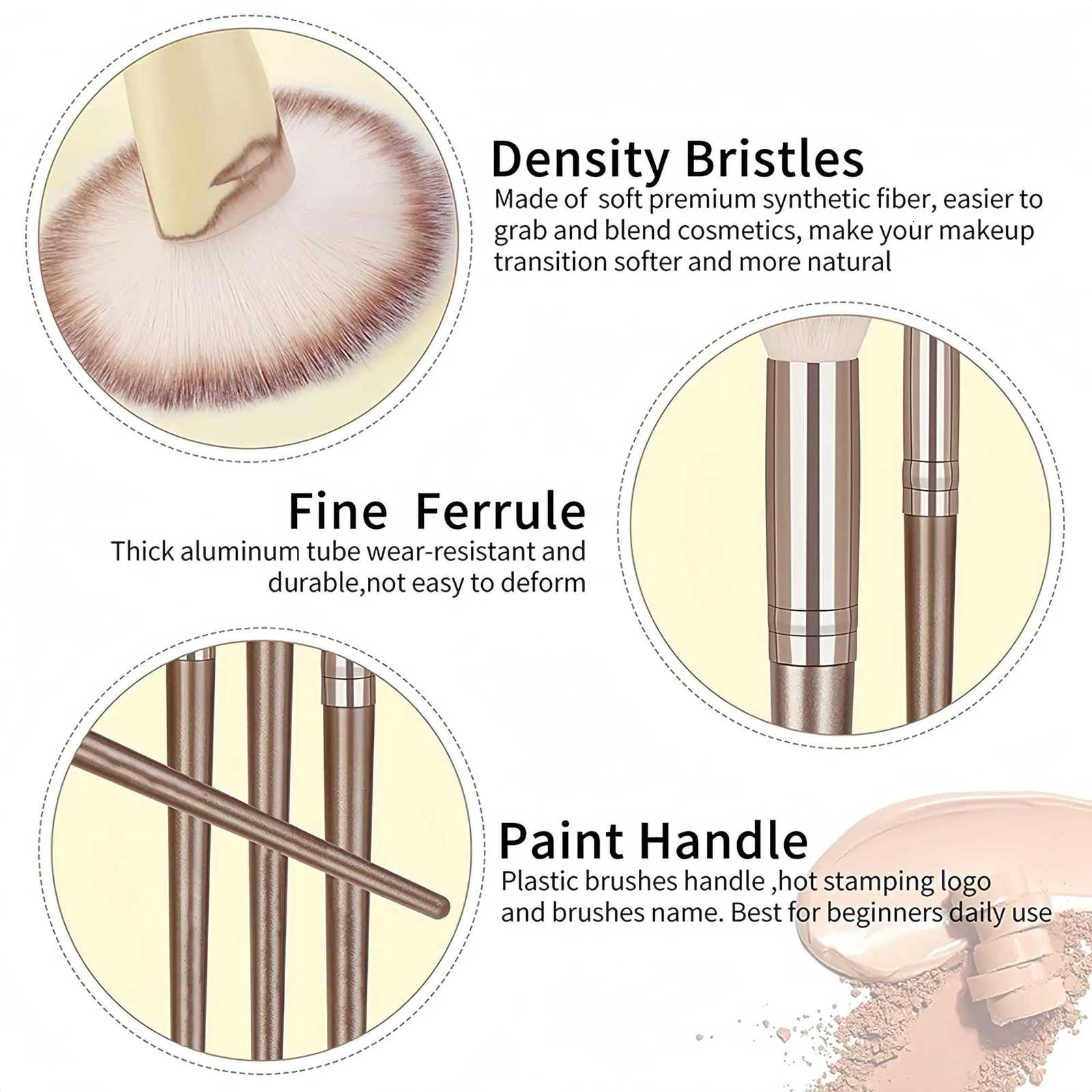 20-30Pcs Makeup Brushes Set Foundation Eyeshadow Blush Highlighter Soft Fluffy Concealer Kabuki Blending Brush Female Beauty Tool XJ2500716