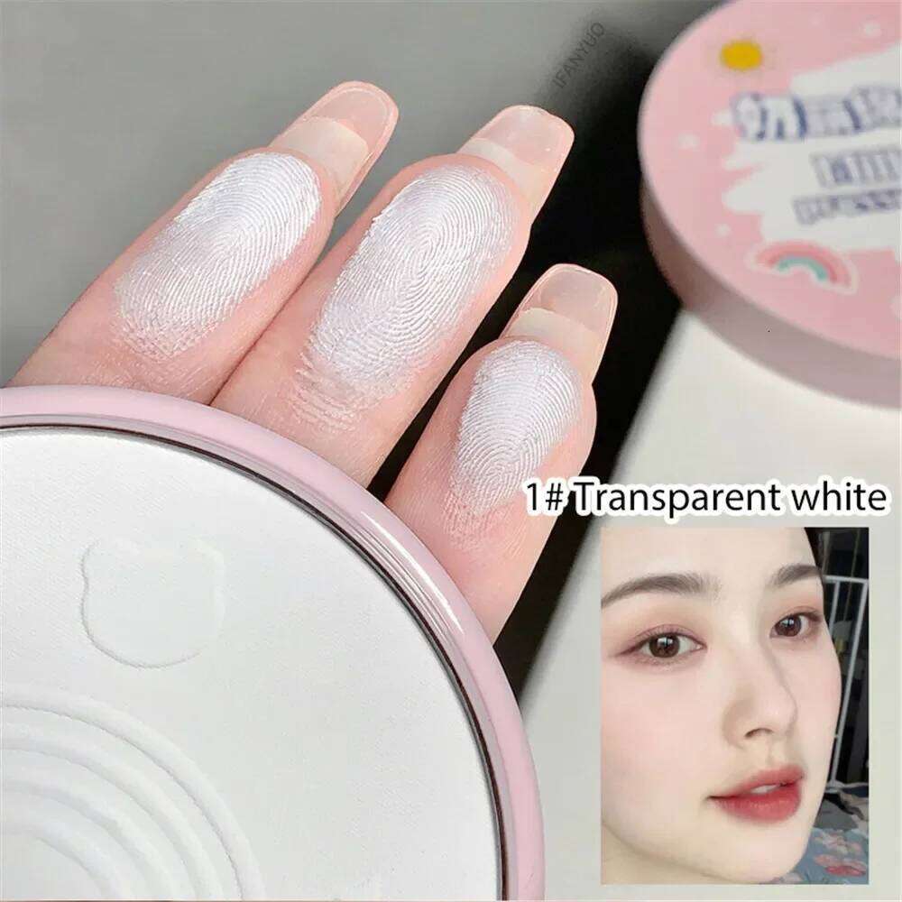 Oil Control Loose Lasting Cute Pressed Powder Waterproof Brightening Concealer Light Breathable Dual-use Face Cosmetics X250716