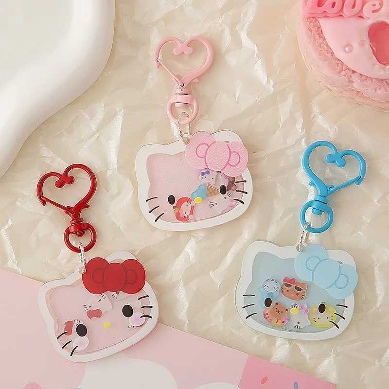 Sanrio Hello Kitty Keychain Sanrio Kawaii Anime Doll Pendant Decoration Funny Cartoon Keyring Jewelry Ornament Accessories Gift Toysw250716