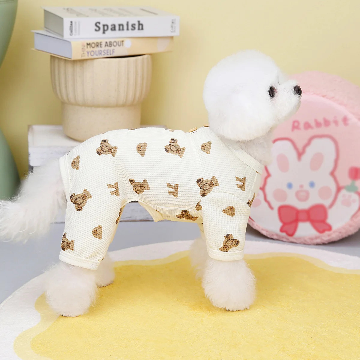 Pet Dog Jumpsuits Bear Vest Spring Summer Clothes for Teddy French Bulldog Comfort Breathable Puppy Custume 250711