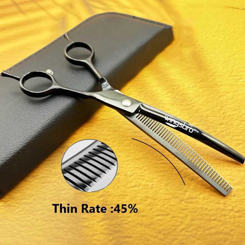 7 inch Dog Curved Grooming Shears Curved Thinning Scissors Stainless Steel Dog Grooming Scissors for Pets W250716