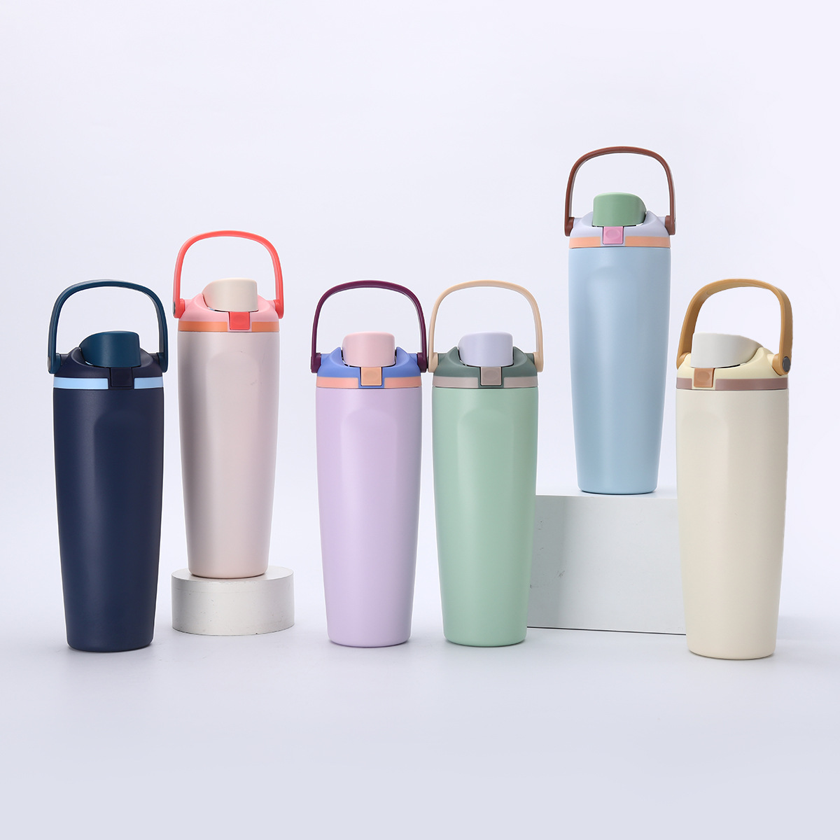 30oz Insulated Cup Stainless Steel Water Bottle with Straw for Sports Travel and School BPA-Free Sports Water Bottle 30 Oz Travel Thermos Cup 2025 New
