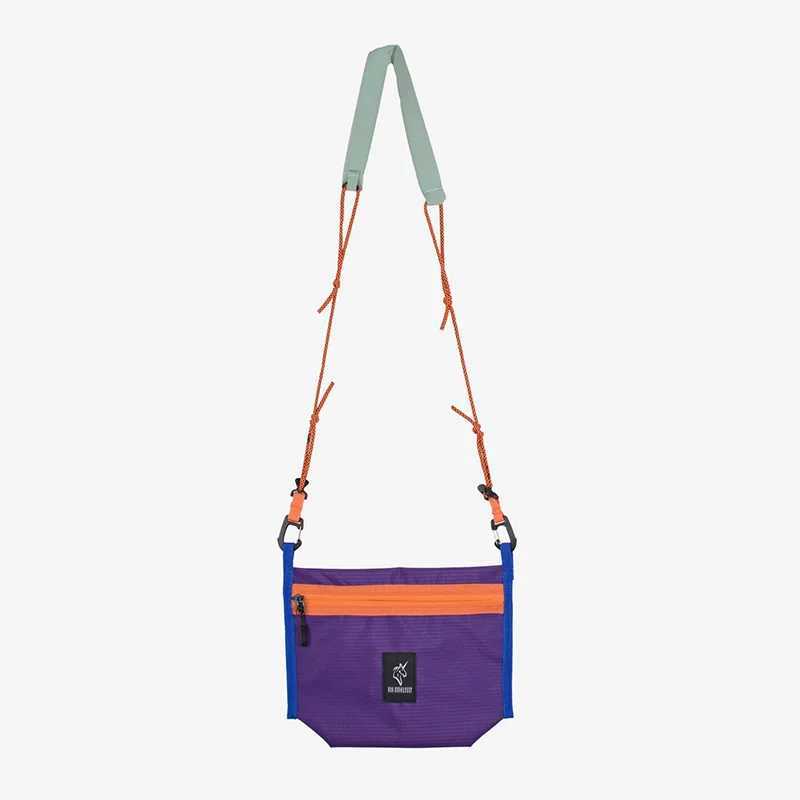 Japan Designer Lightweight Crossbody Bag Brand Waterproof Nylon Niche Contrast Color New Alpaca Bag Outdoor Unisex Messenger Bag