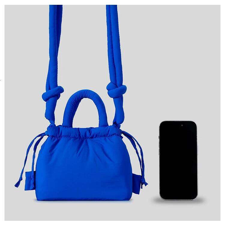 Nylon Tote Waterproof Quilted Women Small Padded Puffer Crossbody Bag Fashion Handbag For Outdoor