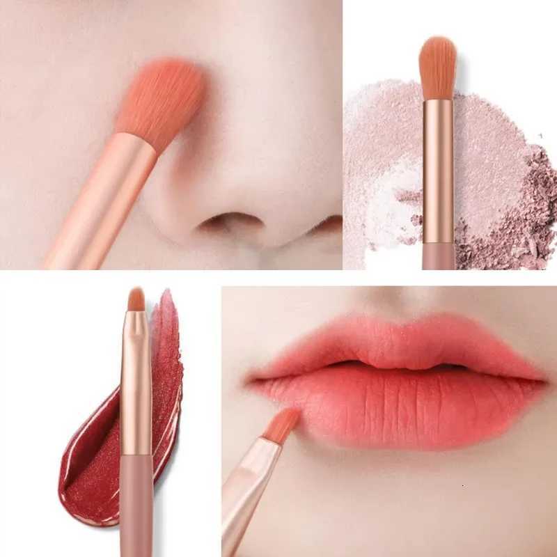Portable 8Pcs Eyeshadow Foundation Blending Makeup Brush Soft Fluffy Cosmetics Concealer Makeup Brush Professional Makeup Tool XJ2500716