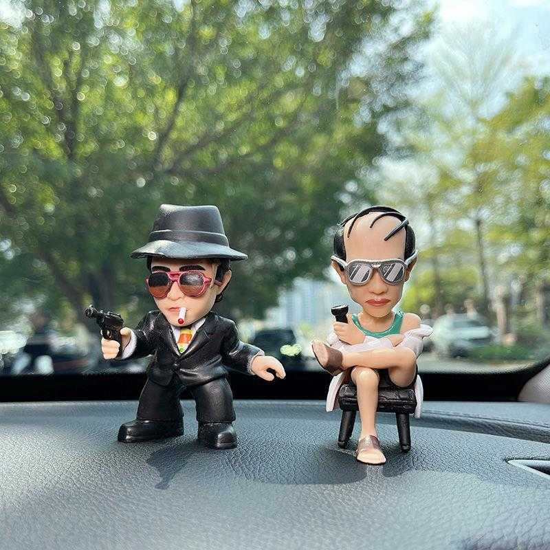 Car Ornament Prank Zhou Xingxing Model Devil Da Hand Figurine Car Interior Dashboard Funny Car Decoration S25716