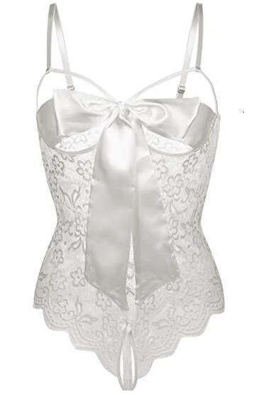 Lingerie No Need to Remove Crotch High-End Passionate Lace See-Through Sexy Nightdress for Plus Size