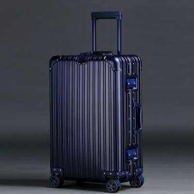 25 New models German All-Aluminum Magnesium Alloy 20-30inch Carry-On Trolley for Men and Women Metal Travel Suitcase Business Leather Case Gift