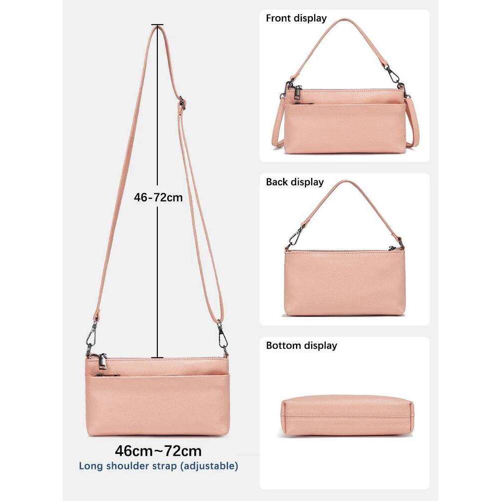Zency Genuine Leather Shoulder Handbag Women Messenger Small Crossbody Sac A Main 100% Fashion Pouch Ladies Bag 2025