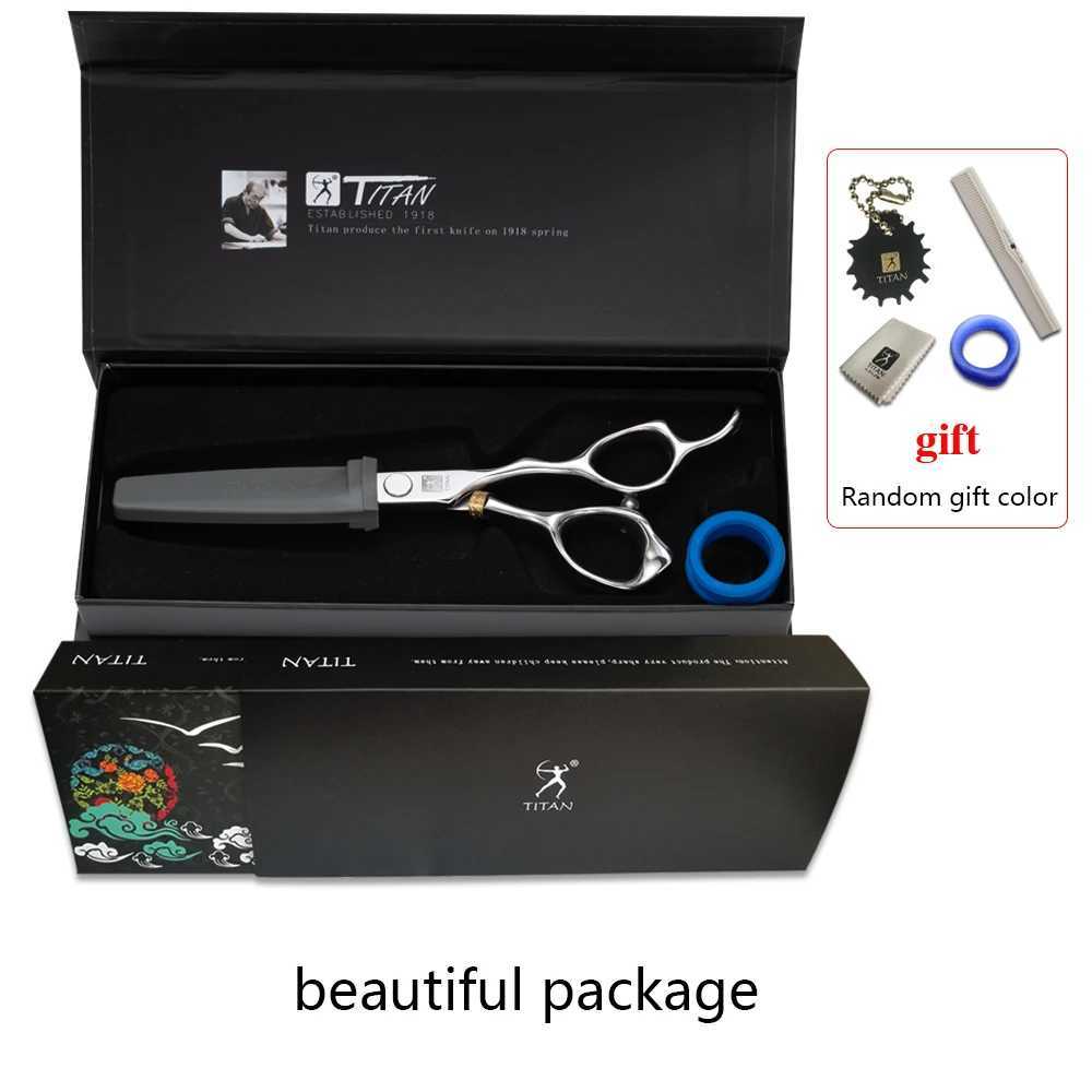 Titan Hairdressing Scissors Professional Barber Tools Cutting Thinning Scissors Hair Shear 6inch High-end JP VG10 Steel CNC W250716