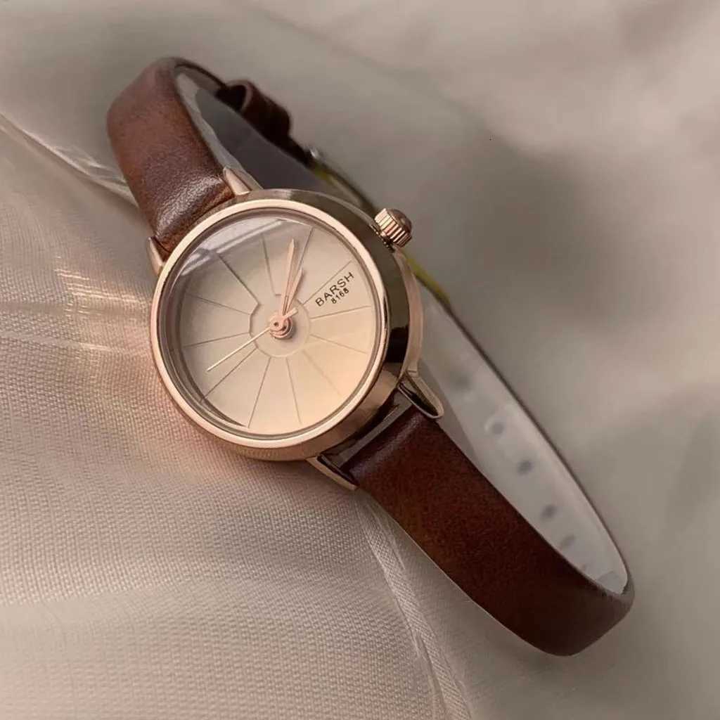 PU womens small dial strap luxury multifunctional watch Y250715