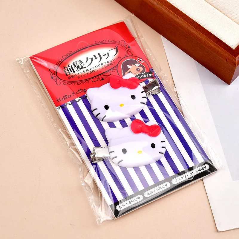 Sanrio Hello Kitty Cute Front Hairpin Bangs Clip Kawaii Cartoon Characters Fun Hair Accessory for Girls Birthday Giftw250716