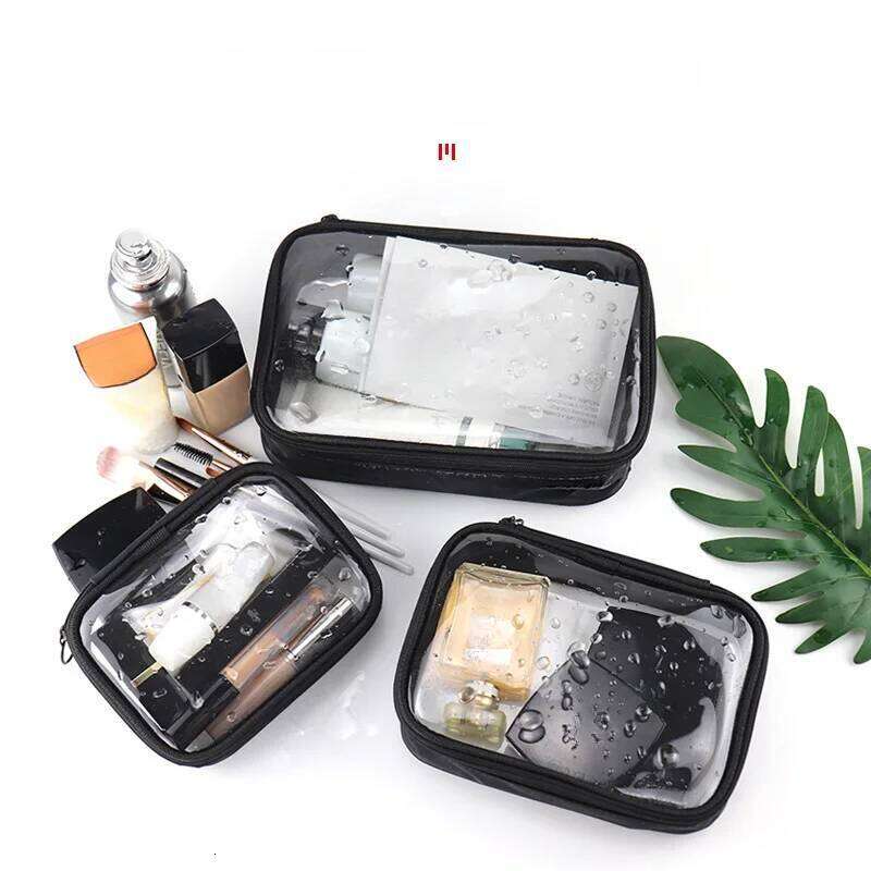 Women Makeup Bag Waterproof Clear PVC Cosmetic Case Travel Make Up Kit Bags for Men Toiletry Brush Organizer Pouch X250716