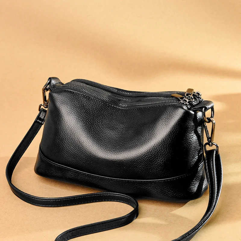 New Fashion Women Genuine Leather Handbags Womens bags Designer Female Shoulder Bags Luxury Brand Cowhide Ladies Messenger Bag M250716