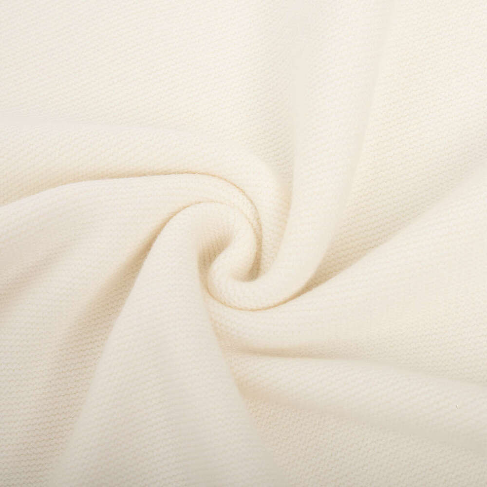 Knitted Autumn Winter New Style Elegant Simple Lazy Pullover Pure White Round Neck Sweater B5