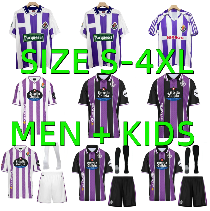 2025 2026 Real Valladolid soccer jerseys 1984 1995 1996 Retro 25 26 AMALLAH Club camisetas de futbol Equipment G. PLATA I.SANCHEZ MARCOS ANDRE FOOTBALL SHIRTS Man Kids