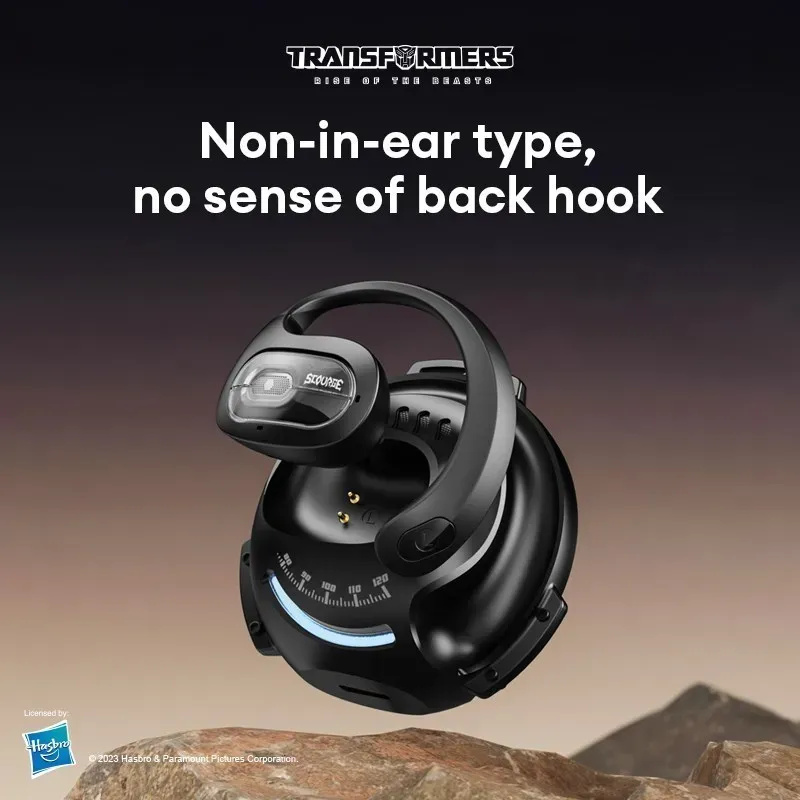 TRANSFORMERS Ear Hook Headphones Bumblebee Bluetooth 5.4 OWS Earphones Low Latency Sport Gaming Earbuds HD Call with Mic Cell Phone TF-T07