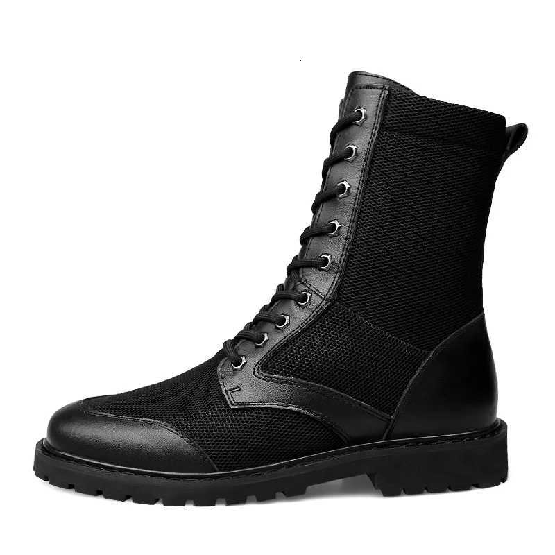 2025 New Mens Casual Leather Boots for Couples High-quality Hand-stitched Thick-soled Anti-slip Outdoor Work Boots W250716