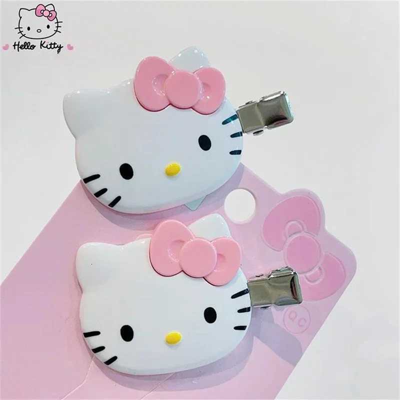 Sanrio Kawaii Sanrio Hello Kitty Hairpin Girls Ornaments Anime Accessories Cartoon Headrope Scrunchies Hair Circle Headdress Hair Giftsw250716