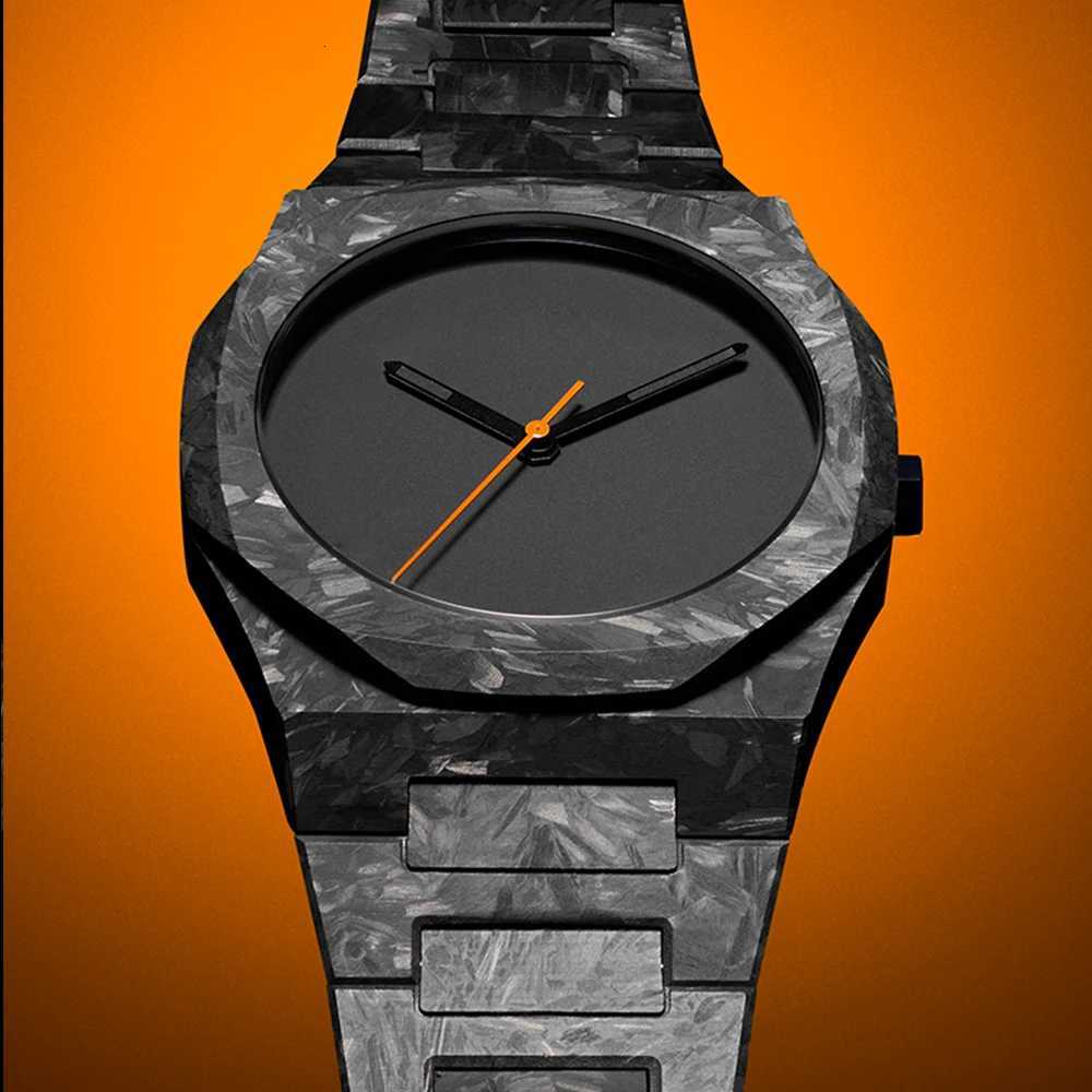 New Trend Fashion Classic Middle East Arabic Numeral Dial Quartz Black Polycaonate M Design Quartz Mens Y250715