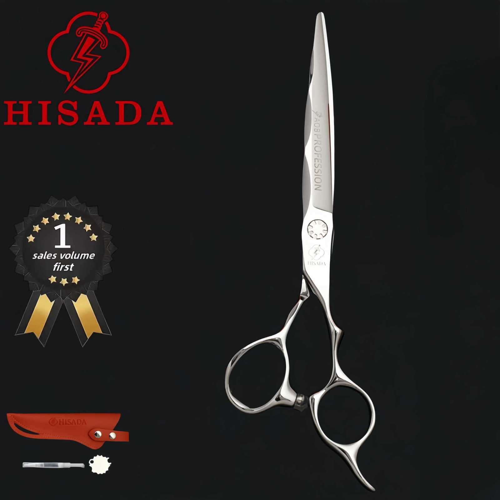 6.0-6.5-inch VG10 Material Professional Hairdressing Scissors HISADA Barber Scissors Hair Cutting Machine Hair Cutting Scissors W250716