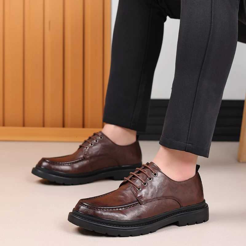 Men Oxfords Shoes Footwear Sneakers Shoes Men Genuine Leather Casual Lace-up Walking Shoes Men Outdoor Tooling Shoes Man W250716