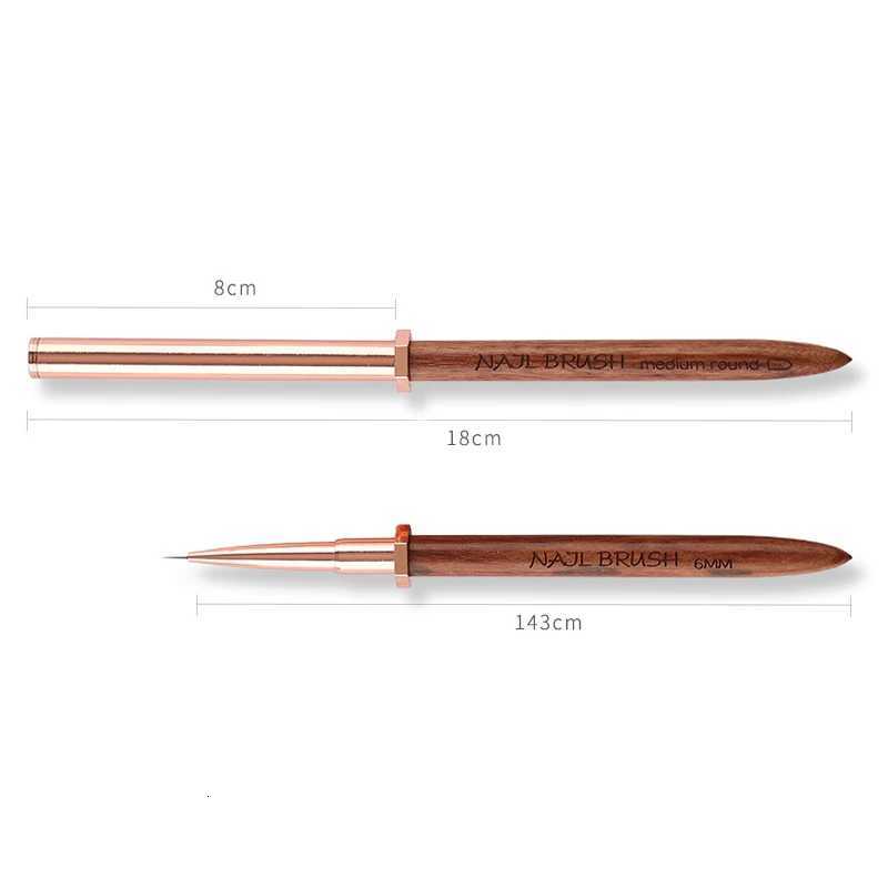 Nail Glue Phototherapy Pen UV Gel Brush Pen Acrylic Brush Professional Nail Art Brushes Painting Drawing Brush Manicure ToolsXJ2500716