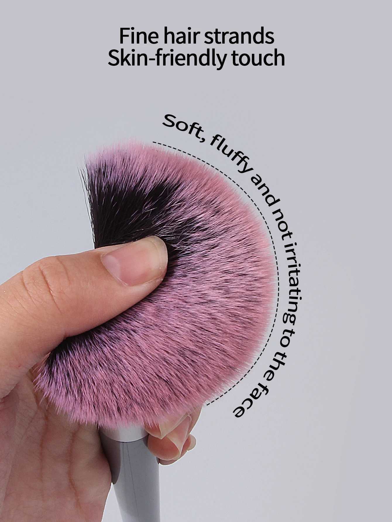 12-piece soft-bristled makeup brush set paired with a beauty sponge and a triangular powder puff is super useful for beginners. XJ2500716