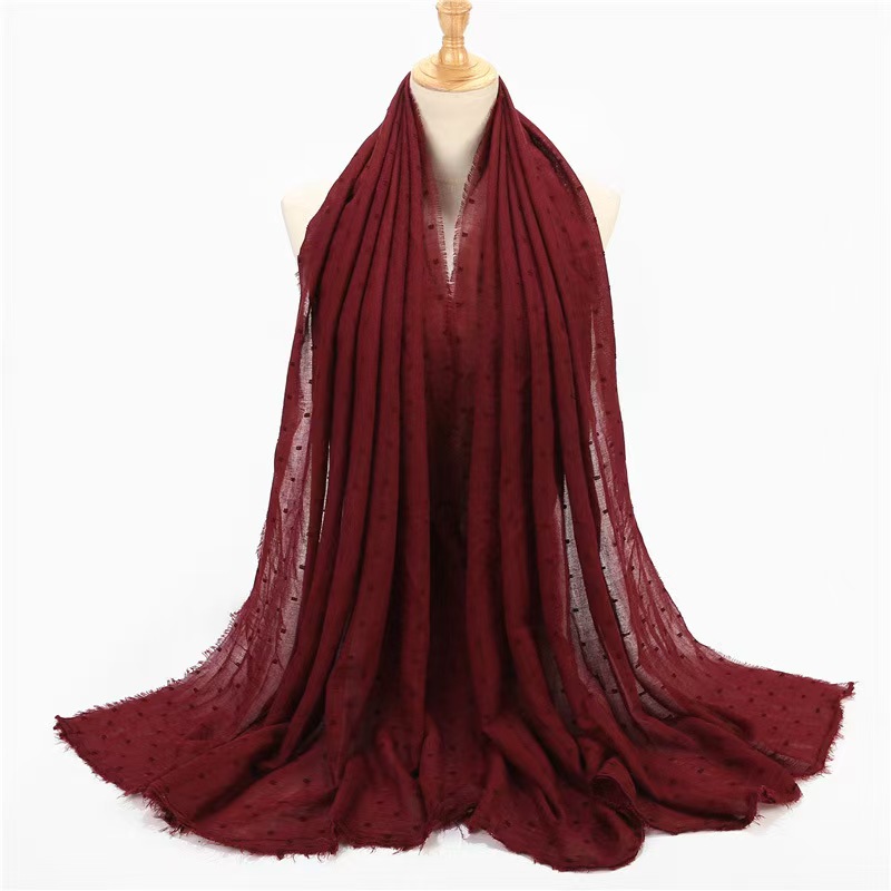 T1229 New cotton and linen scarf sunscreen shawl literary series scarf
