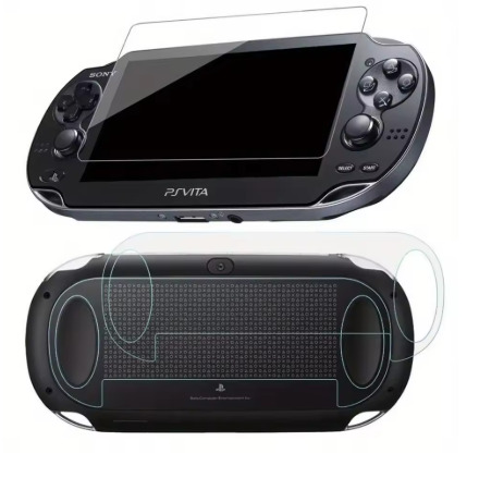 For PSV1000/PSV2000 HD Screen Protector Tempered Glass With Back Protective Film Guard Scratch Resistant For PlayStation Vita