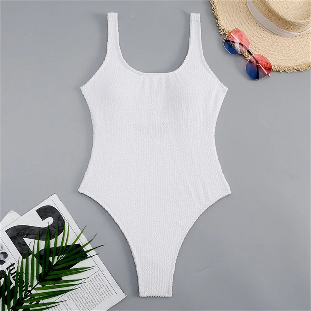 Sexy Women One Piece Swimsuit Swimwear Female Solid Push Up Thong Bather Bathing Suit Monokini Brazilian Swimming Suits