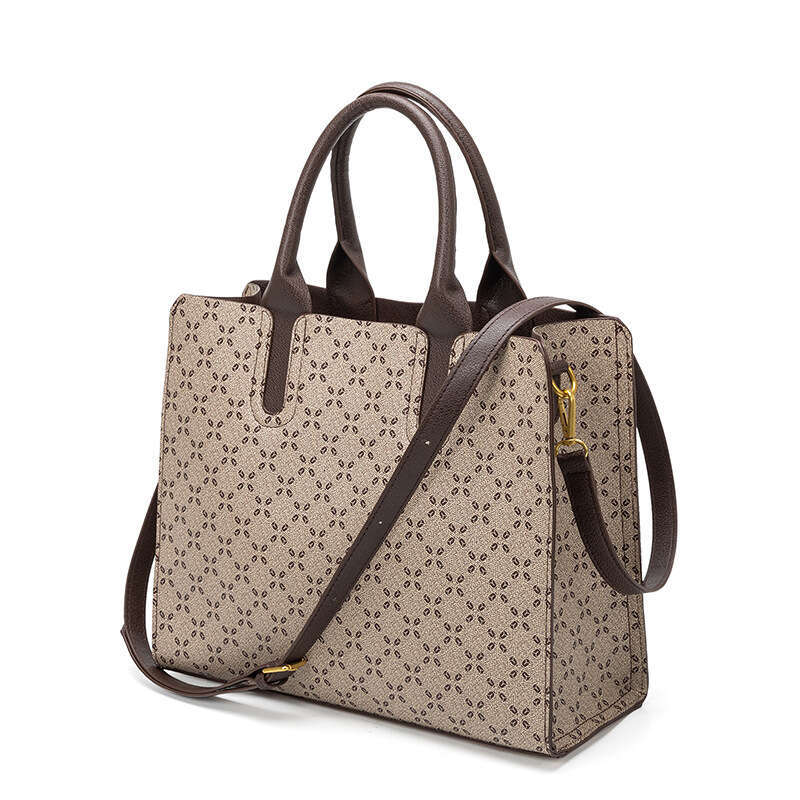Handbag Women's Simple Commuting Shoulder Crossbody Trendy Fashion Printed Tote Bag