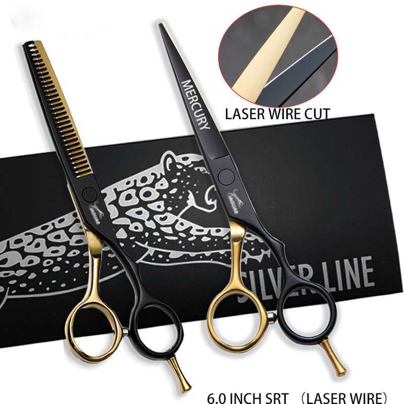 5.5 6.0 Inch Hairdressing Scissors Cutting Thinning Set Hair Scissors Professional High Quality Barber Tools Shop Salons Shears W250716
