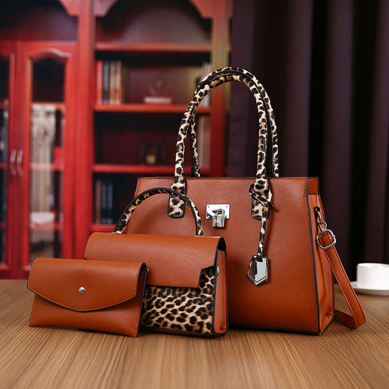 Three-Piece Set Mother-Daughter for Women New Urban Simple Large Capacity Ladies Handbag Crossbody Shoulder Bag