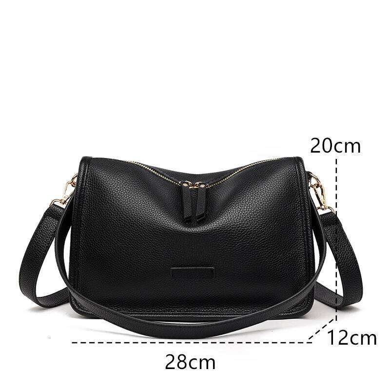 Soft Genuine Messenger Women Design Shoulder Crossbody Bag Purse Fashion Female High Quality Cow Leather Handbag New