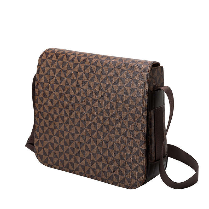 Lacel Urwebin bags Fashion Designer Single Shoulder Men's Cross body bag Flap Business Leather Casual Trendy Brand Large Bag