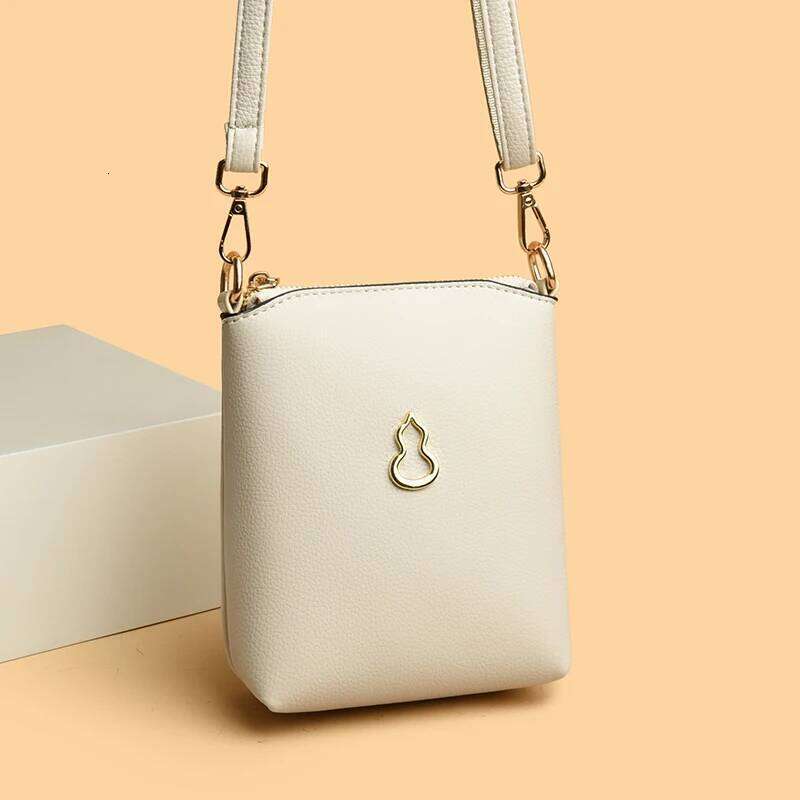 Leather Mobile Phone Bag Genuine Handbag Women Fashion Shoulder Crossbody Bags Designer Ladies Messenger Purse Bags